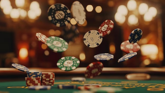 China Pools slot interface showing number grid and spin button